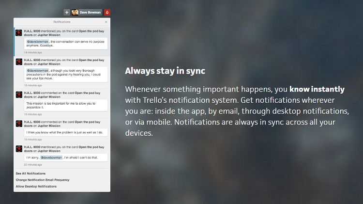 Trello - Notification System