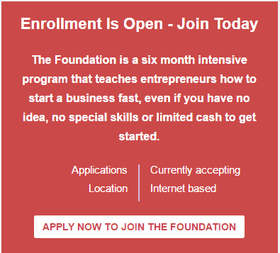 <p>Join The Foundation at <a href="https://thefoundation.com/the-program" target="_blank" rel="noopener noreferrer">https://thefoundation.com/the-program</a>. You will be taken to a page with Dane Maxwell's welcome address and a series of questions to answer.</p>