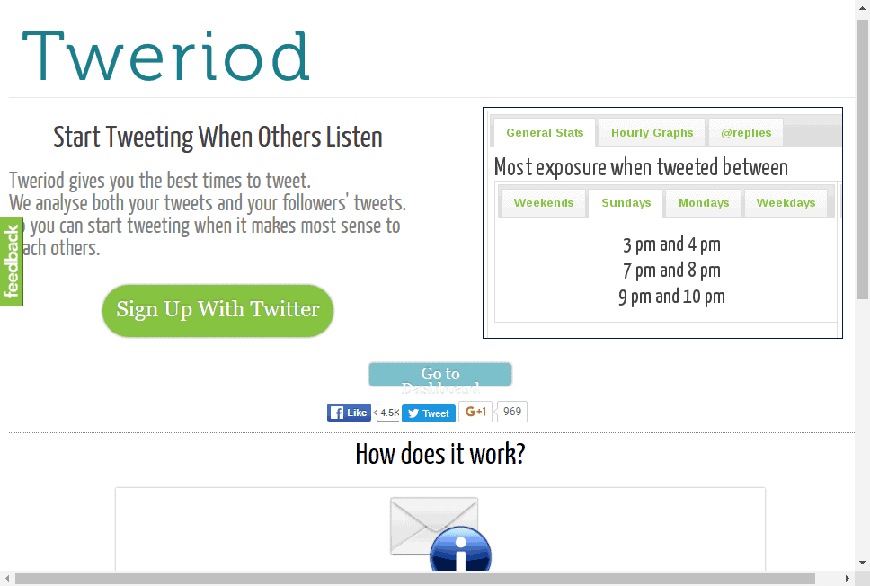 <p>Use your Twitter account to sign up at <a href="http://www.tweriod.com">http://www.tweriod.com</a>.</p>