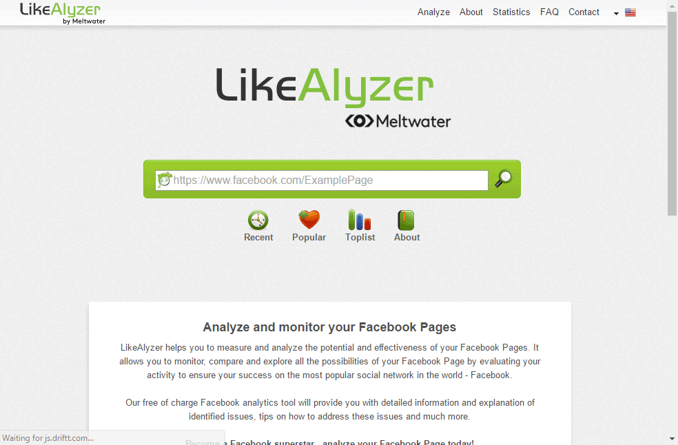 <p>Head on over to <a href="http://likealyzer.com">likealyzer.com</a> where you can use the tool for free.</p>
