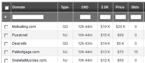 <p>On the dashboard, click Domain to find the live feed of dropping domains. This includes all domain names that are dropping or auctioning within the next 24 hours. Click Live Feeds to customize your data. Click on the options you want to include > Click Save.</p>