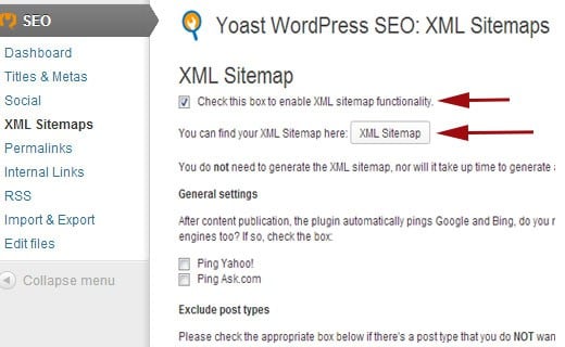 <p>Build and submit a sitemap, an XML file that lists all of your content for search engines. WordPress has plugins that function to create and submit your sitemap to search engines.</p>