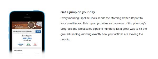 PipelineDeals - Morning Coffee Report
