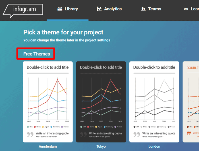 <p>Choose a theme.</p>