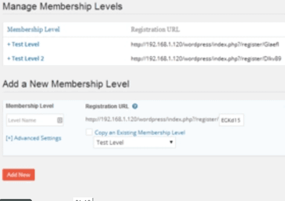<p>On your WordPress dashboard, click Settings > Setup Wizard and create a Membership Level > Enter the membership level name. To add more levels, click Add another membership level > Click Next.</p>