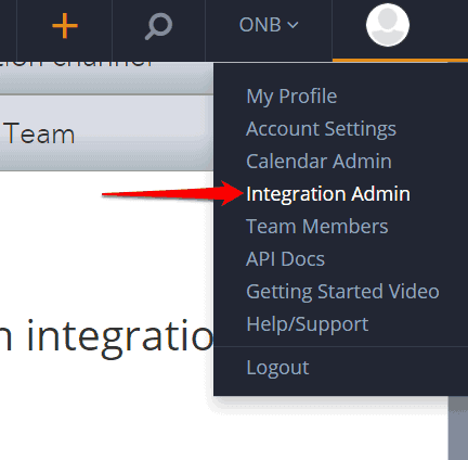 <p>Look for the Integration Settings under your My Profile menu.</p>