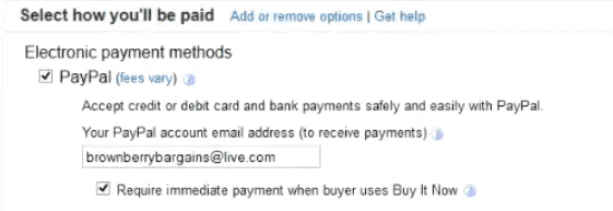 <p>Select the payment methods you'll accept.</p>