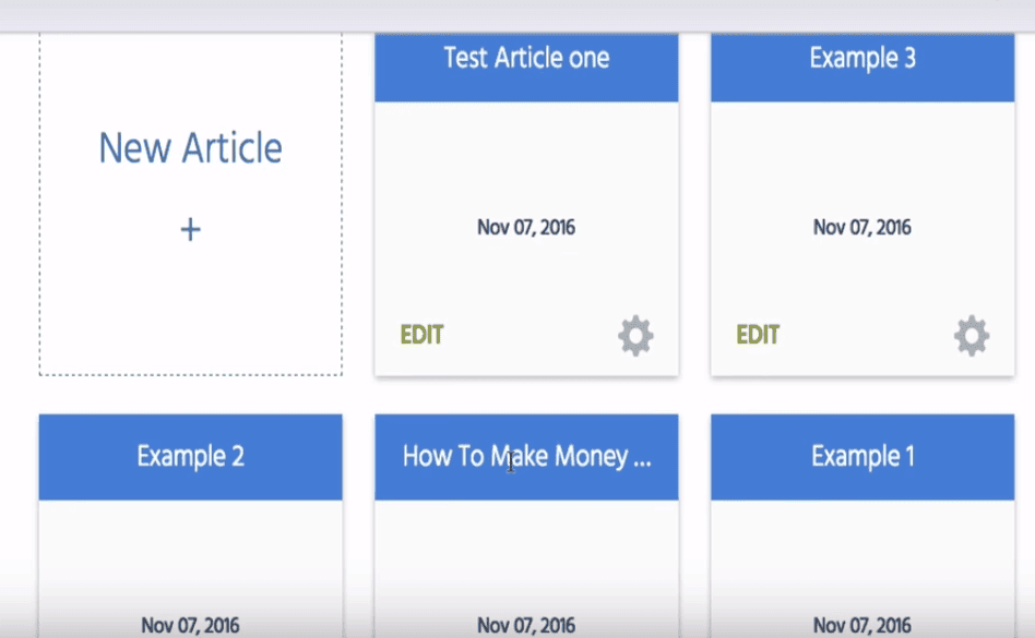 <p>Prepare your 5 articles for submission and then go to Configuration > Submit for Review.</p>