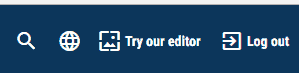 <p>Try out their editor by clicking the button on the top right-hand side of the dashboard screen.</p>