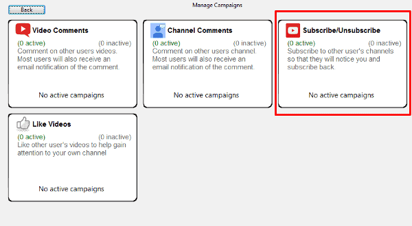 <p>Click on Subscriber/Unsubscribe to find channels for you to subscribe to.</p>