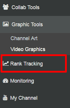 <p>Click on Rank Tracking on the left panel and click Add Video.</p>